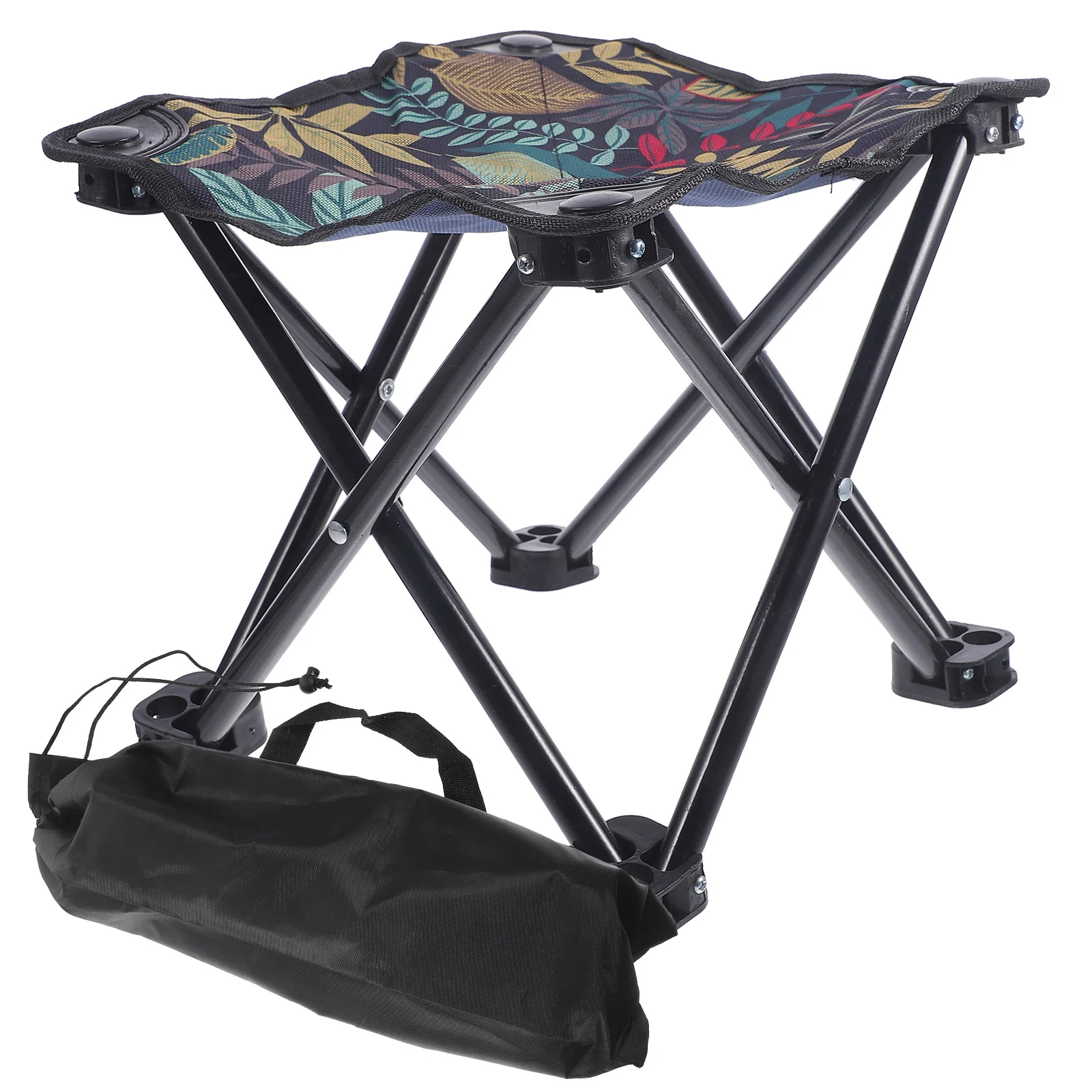 

Outdoor Folding Table Portable Benches Lightweight Stool Small Oxford Cloth Foldable Camping Foot