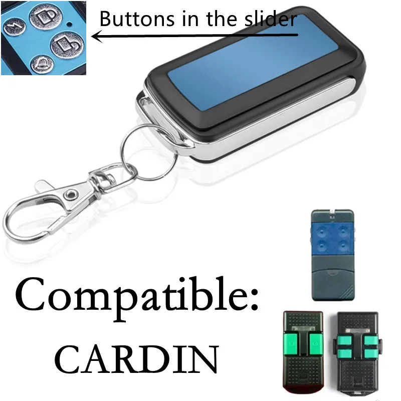 

4 channel clone remote control for CARDIN S476 TX2 TX4 S438 TX 433.92MHz garage control gate