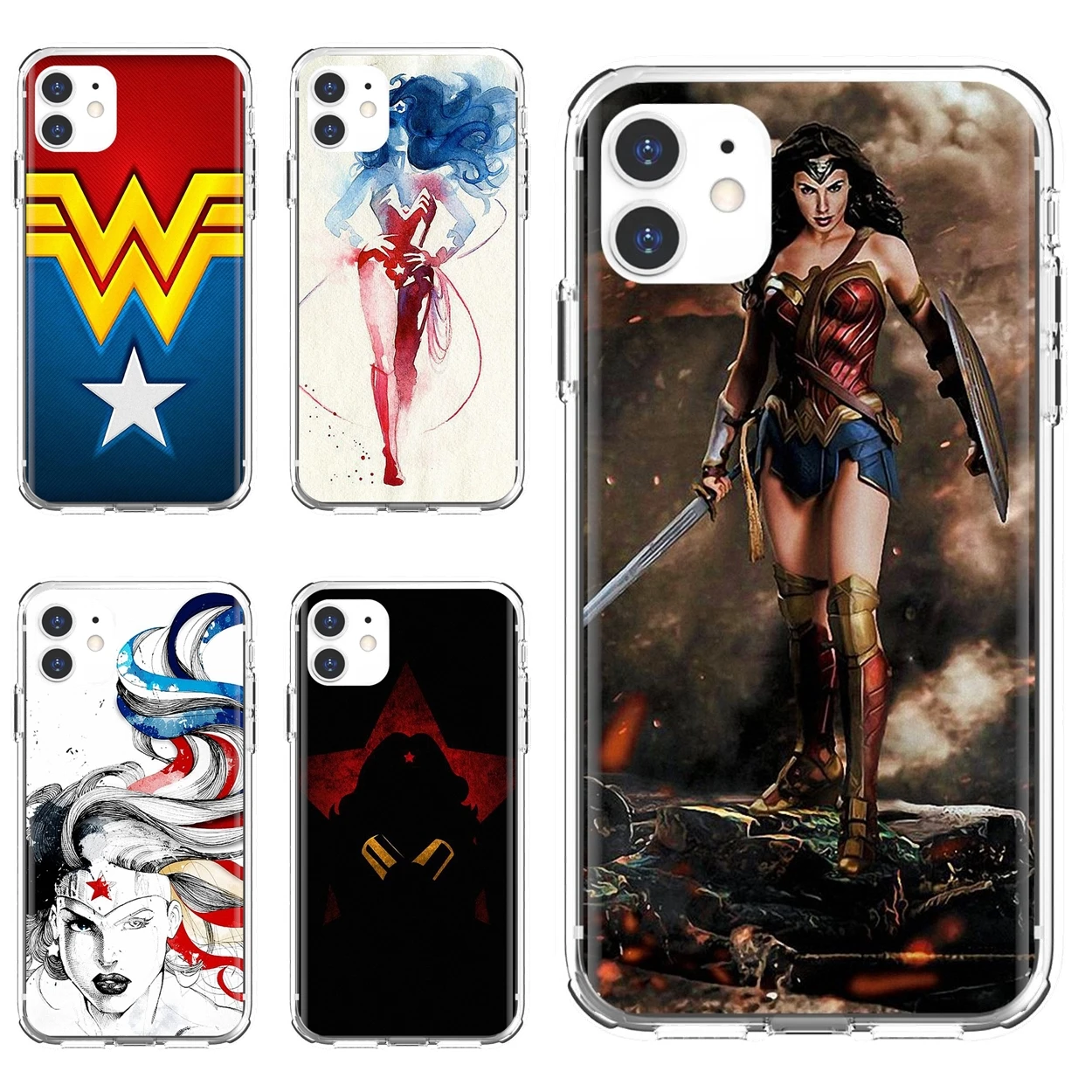 Мягкие чехлы для Sony Xperia XA1 XA2 ULTRA 10 X L2 Oppo realme c3 6 6S 6i 7 7i Pro c11 Vintage-Pop-Art-Women-Sexy-Wonder-Woman |