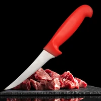 1pc chef knife wholesale red boning knife deboning peeling cutting meat forging tickling pork bone knife knifes knives kitchen