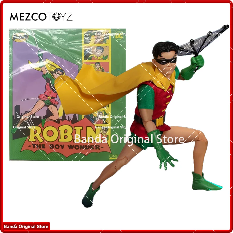 100% в наличии оригинальные игрушки Mezco One 12 Robin Golden Age Edition коллекция аниме фигурки