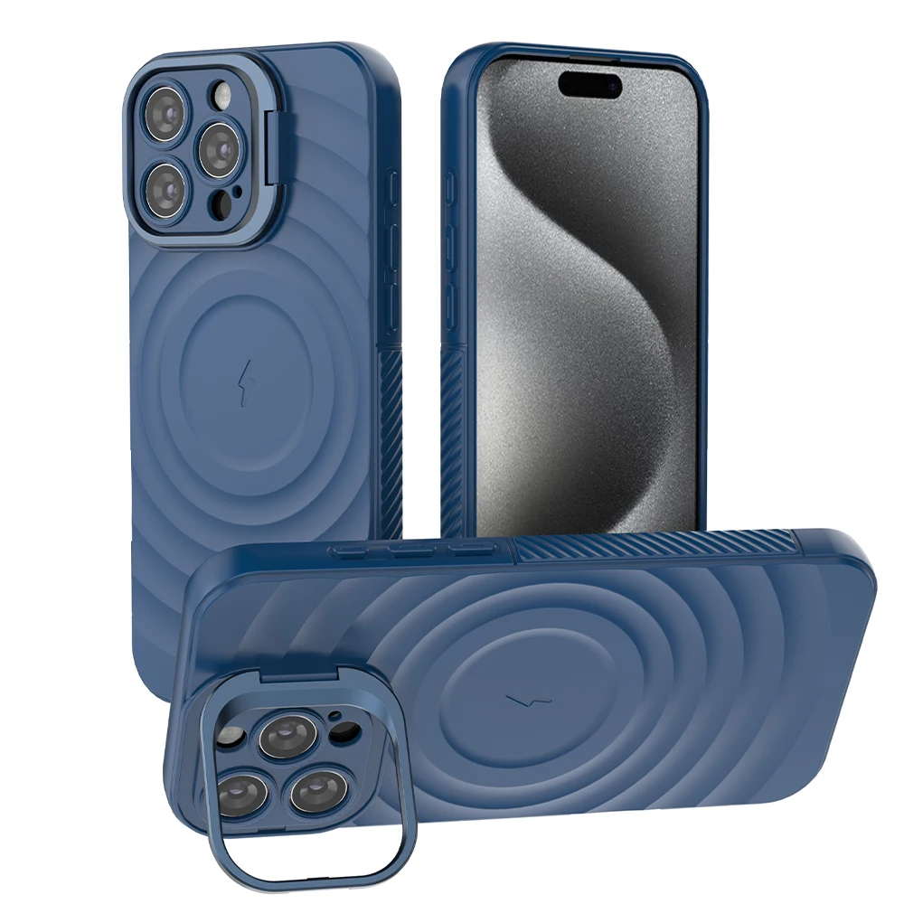 Складной магнитный чехол-подставка для iPhone 16 13 14 15 Pro Max