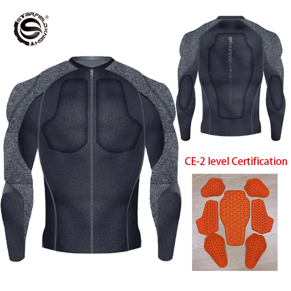Men's Motorcycle Clothing Auto Racing Jacket Off-Road Motocross Protective Gear Armor Body Protector Sportswear Racing