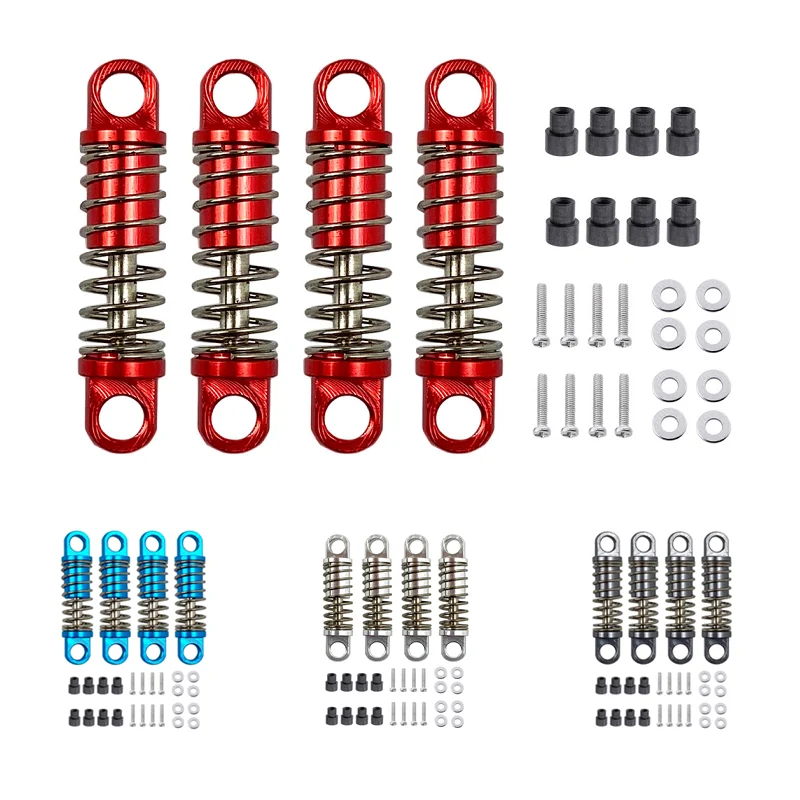 

1/28 Wltoys 284131 K969 K979 K989 K999 P929 P939 4pcs Metal Shock Absorber Damper 1:28 RC Car Upgrades Parts