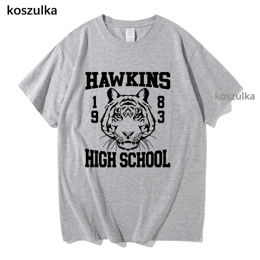 

Hot Hawkins High School 1983 T Shirt Stranger Things 4 Men T-Shirt Harajuku Tshirt Unisex Tshirts Tees Daily Graphic Tops