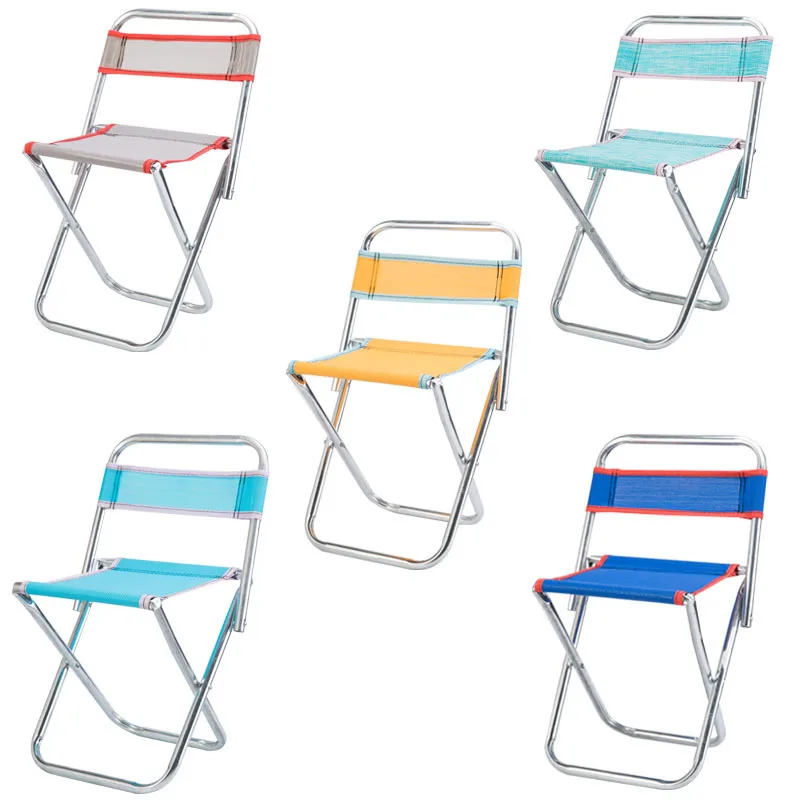 

2022 Fishing Chair Folding Stool Outdoor Portable Mesh Chair Fishing Stool Retractable Travel Folding Chair Mazar