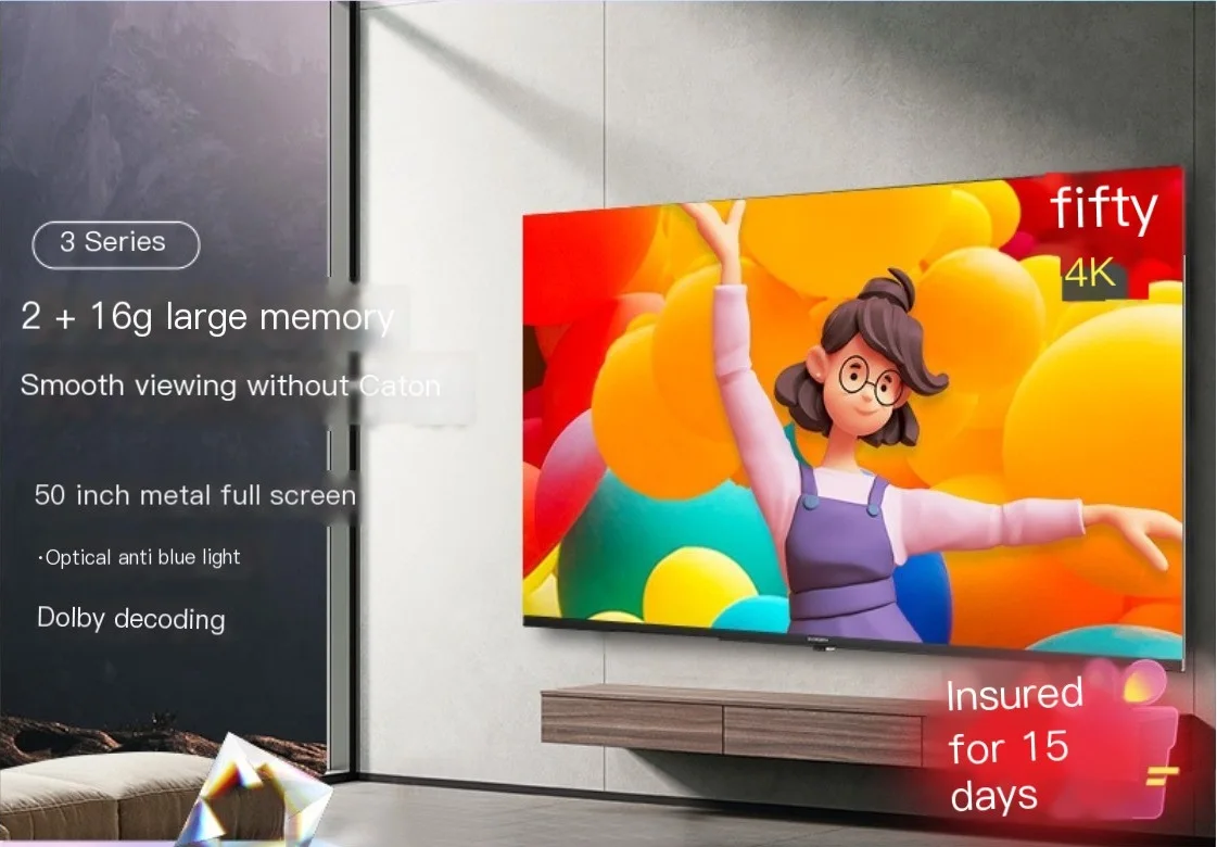 

TV 50 inch Skyworth 50g3a 4K HD Smart TV Android 10.0 led television SKYWORTH TV