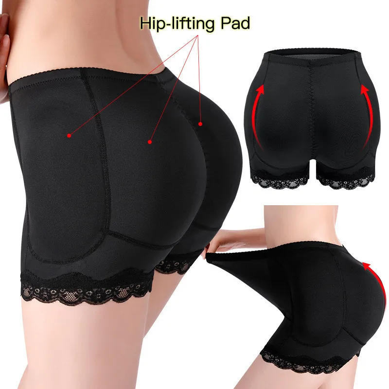 

Women Body Shaper Padded Butt Lifter Panty Butt Hip Enhancer Fake Hip Shapwear Briefs Push Up Panties Booty Shorts