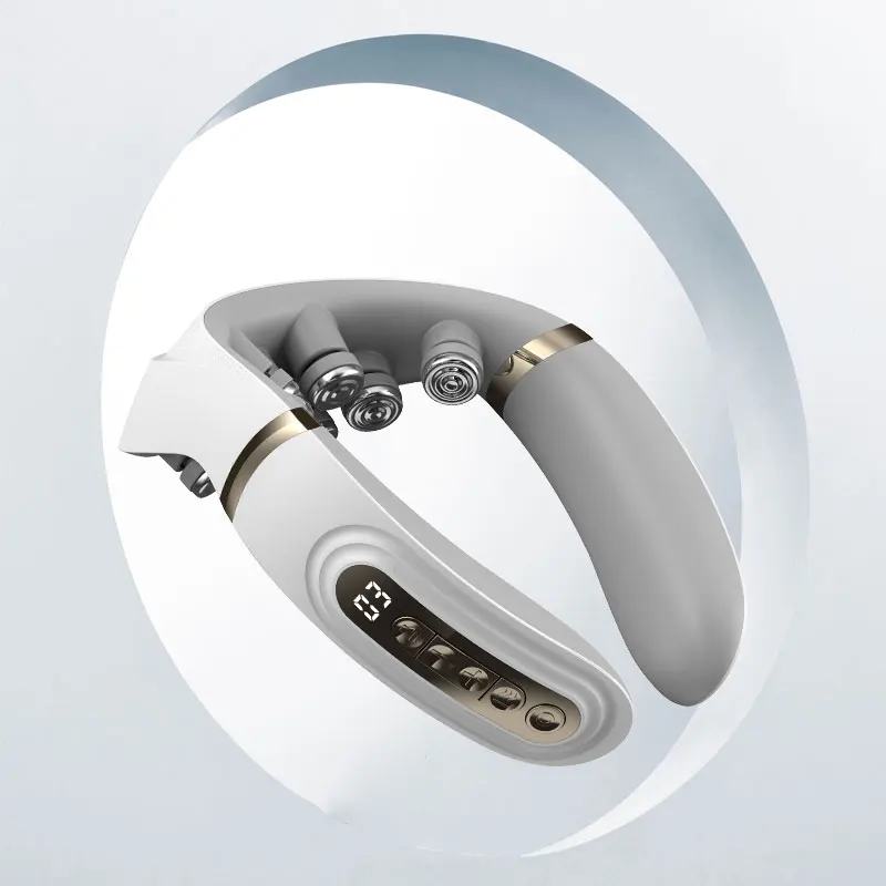 

Многофункциональный портативный умный массажер для шеи, ожерелье, Интеллектуальный массажер для шеи с импульсным подогревом