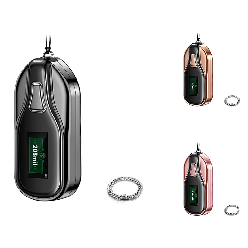 

Personal Wearable Air Purifier Necklace With LCD Screen Display Portable Air Freshener Ionizer Negative Ion Generator