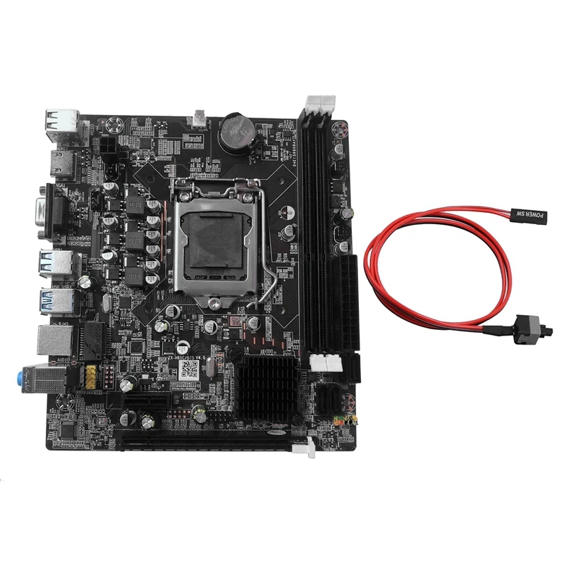 

B75 Motherboard With Switch Line LGA 1155 2XDDR3 1066/1333/1600Mhz RAM USB3.0 SATA3.0 Motherboard For I3 I5 I7 CPU