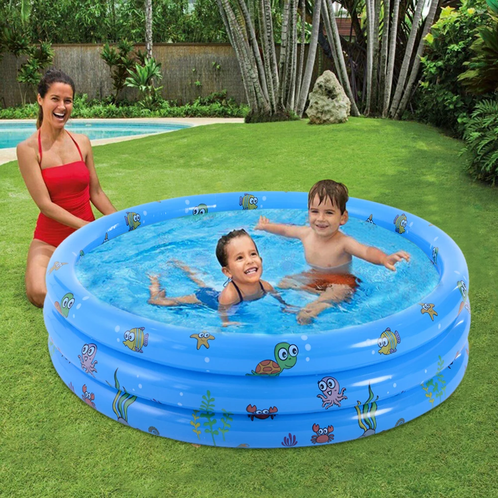 

Kids inflatable Pool Household Paddling Pool Inflatable Round Swimming Pool for Baby Square Bathtub Basin Water Toys