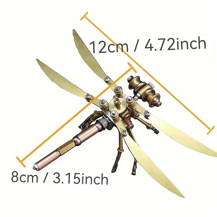 

Металлическая 3D головоломка Bee золотого цвета