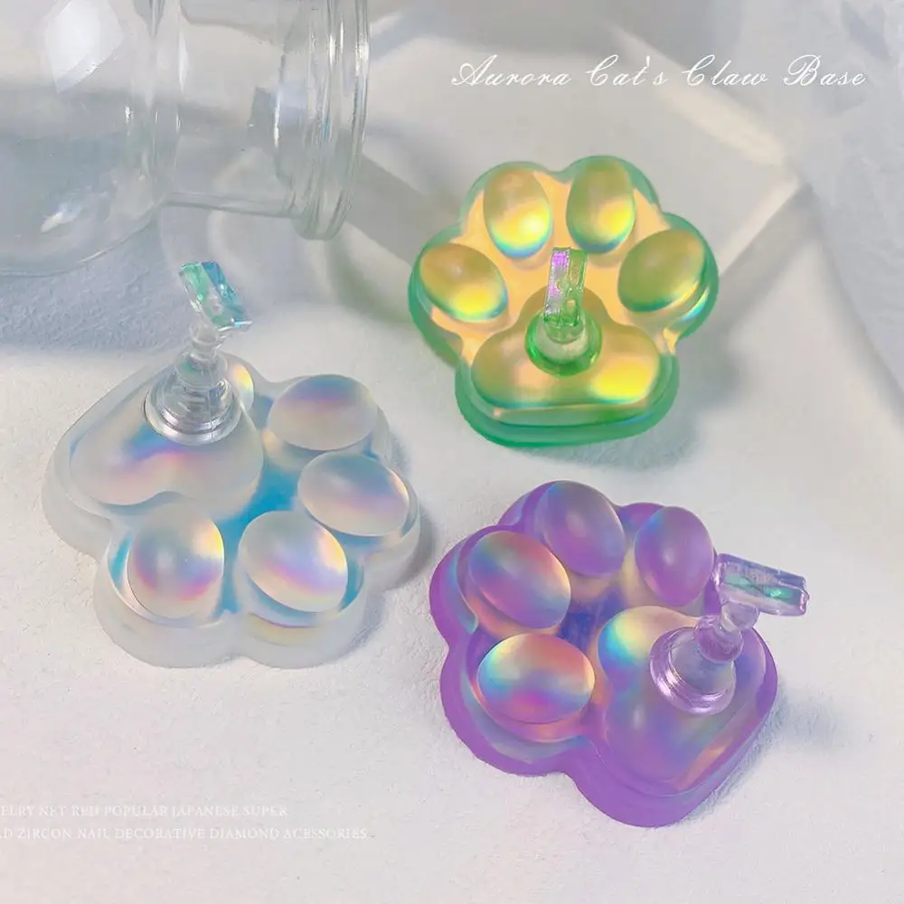 

Aurora Cat Claw Nail Display Stand Magnetic Suction Nail Holder Manicure Practice Tool False Nails Display Bracket Nail Art Show