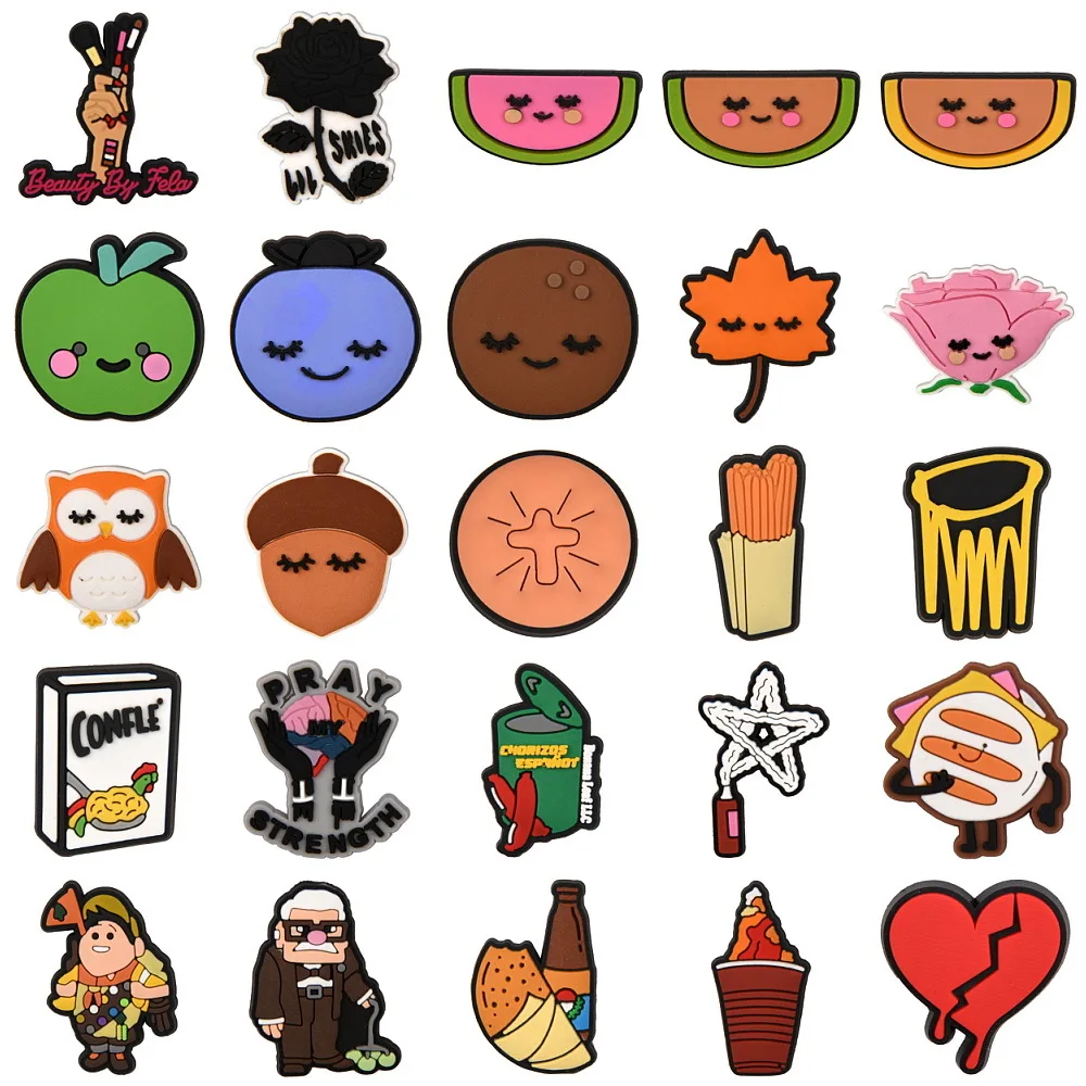 

Красивые аксессуары для обуви, сандалии из ПВХ, подвеска для обуви, украшения, ремешок для детей, подарок на Рождество