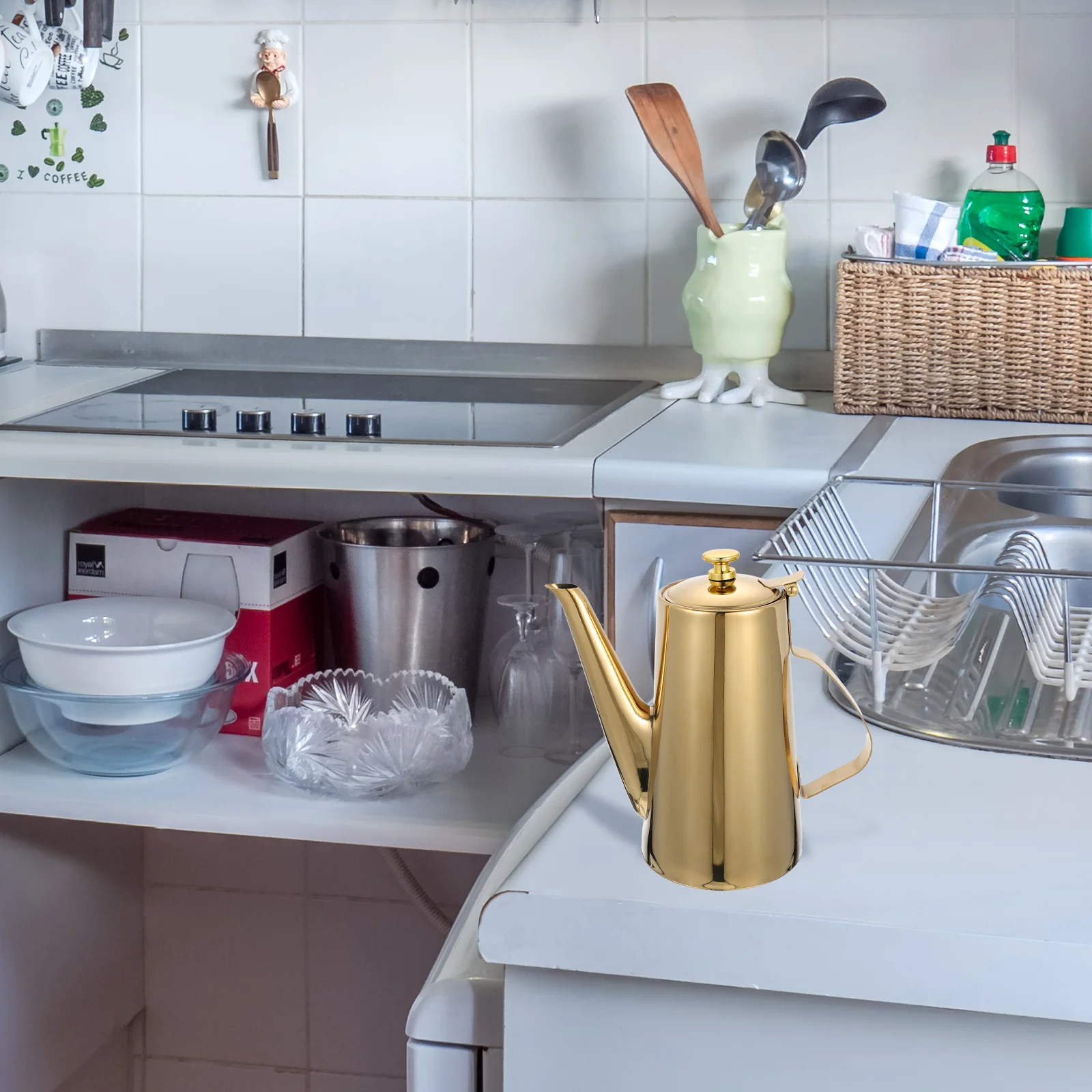 Диспенсер Shoyu из нержавеющей стали кувшин для холодной воды бутылка соуса