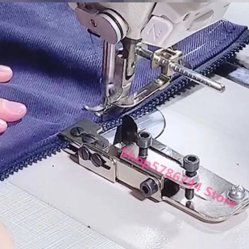 Adjustable Metal Zipper Guide Attachment For Industrial Lock