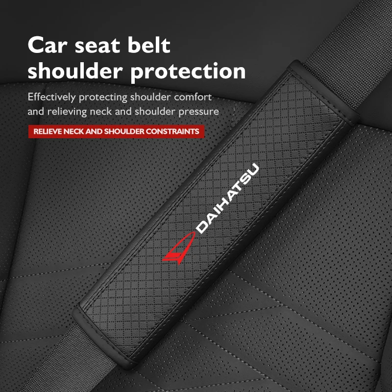 Фото Защитные накладки на ремни безопасности для Daihatsu Feroza, Cuore, Storia, Rocky, Harga, Ayla, Sigra, Hijet №5