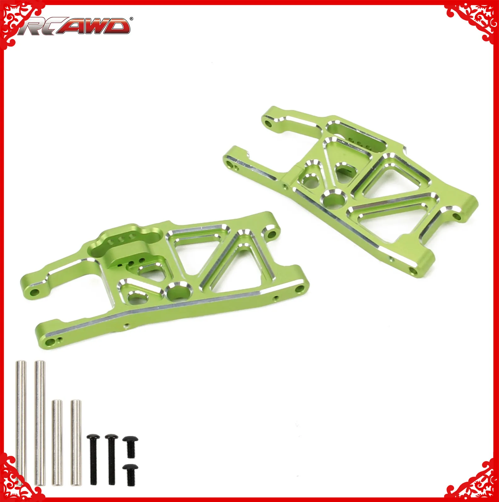 

RCAWD 8999 Front Rear Lower Suspension arm for 1/10 Traxxas Maxx 89086-4 Upgrded part