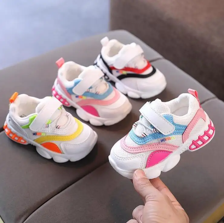 

Size 21-30 Baby Non-slip Sport Shoes Children Breathable Sneakers with Soft Bottom Casual Shoes For Kids Boys Girls Toddler Shoe