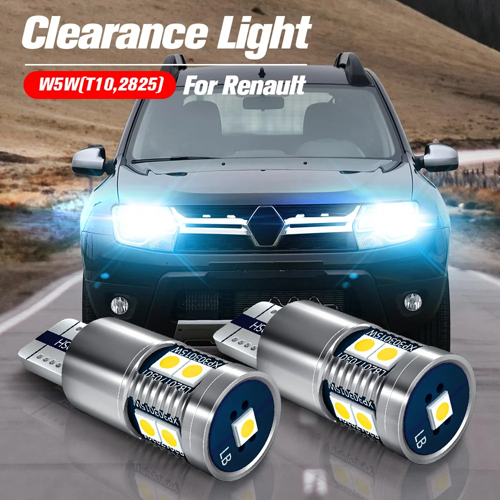 2 шт. светодиодные лампы W5W T10 для автомобилей Renault | Автомобили и мотоциклы