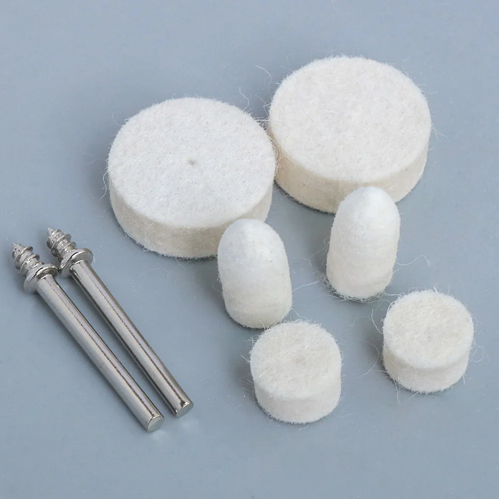 Полировальный шлифовальный круг из шерстяного войлока для аксессуаров Dremel и