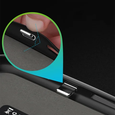 Чехол-зарядное устройство Power Bank для Samsung Galaxy S20 S21 S22 S24 Ultra Plus S10 Plus S10E S20FE S21FE Чехол с задним зажимом