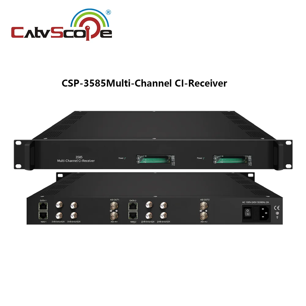 Catvscope CSP-3585 4-полосный многоканальный приемник IRD CI 2 или тюнер DVB-C/T/ISDB-Tor DVB-S/S2/S2X