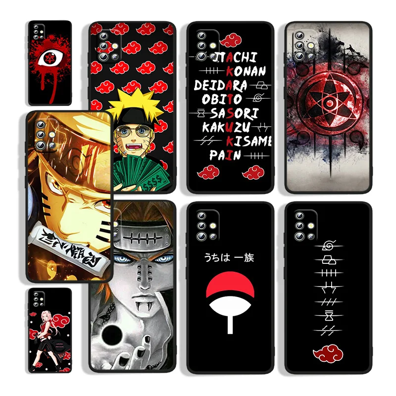 

Cool Naruto LOGO Art For Samsung A73 A72 A71 A53 A52 A51 A41 A33 A32 A31 A22 A21S A13 A12 A03S A02 5G Black Phone Case