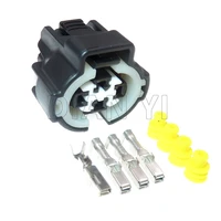 1 set 4 way car wire socket with terminal and rubber seals for toyota 6189 0647 auto air pressure switch waterproof plug