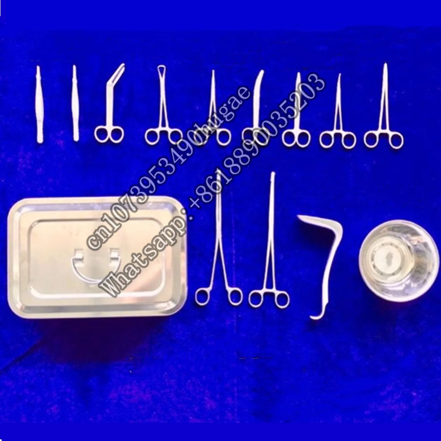 

Stainless steel hospital basic OBG Obstetrics surgical Instrument pack Gynecology delivery surgery instruments CS set
