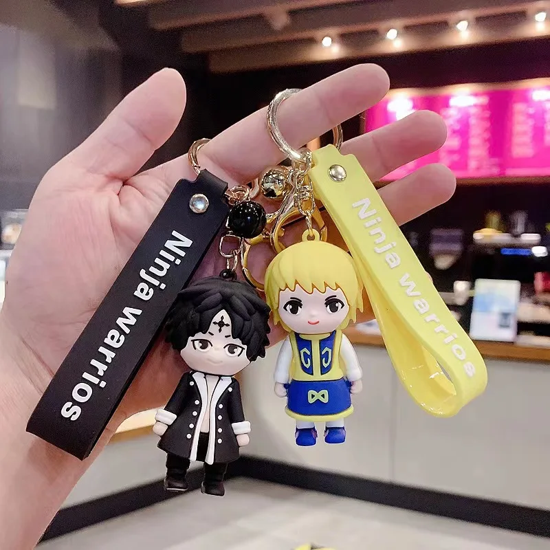 

Брелок для ключей с 3D рисунком из аниме Hunter X Hunter, акриловый шнурок Kurapika, аксессуары для ключей