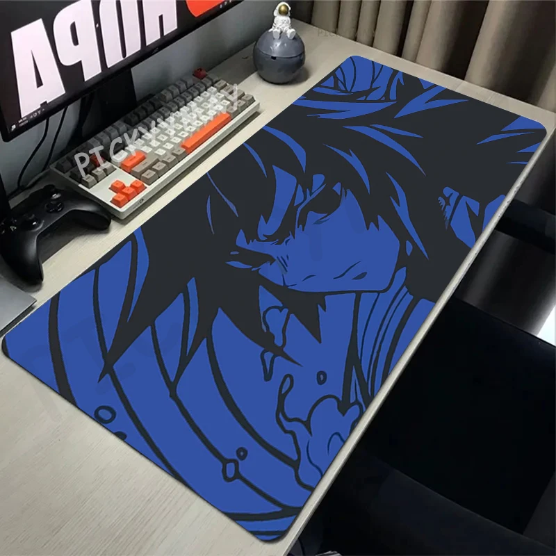 

Large Gaming Mousepads Demon Slayer Mouse Pad Computer Mousepad Mouse Mat 90x40cm Desk Pads For PC Keyboard Mats Table Rug