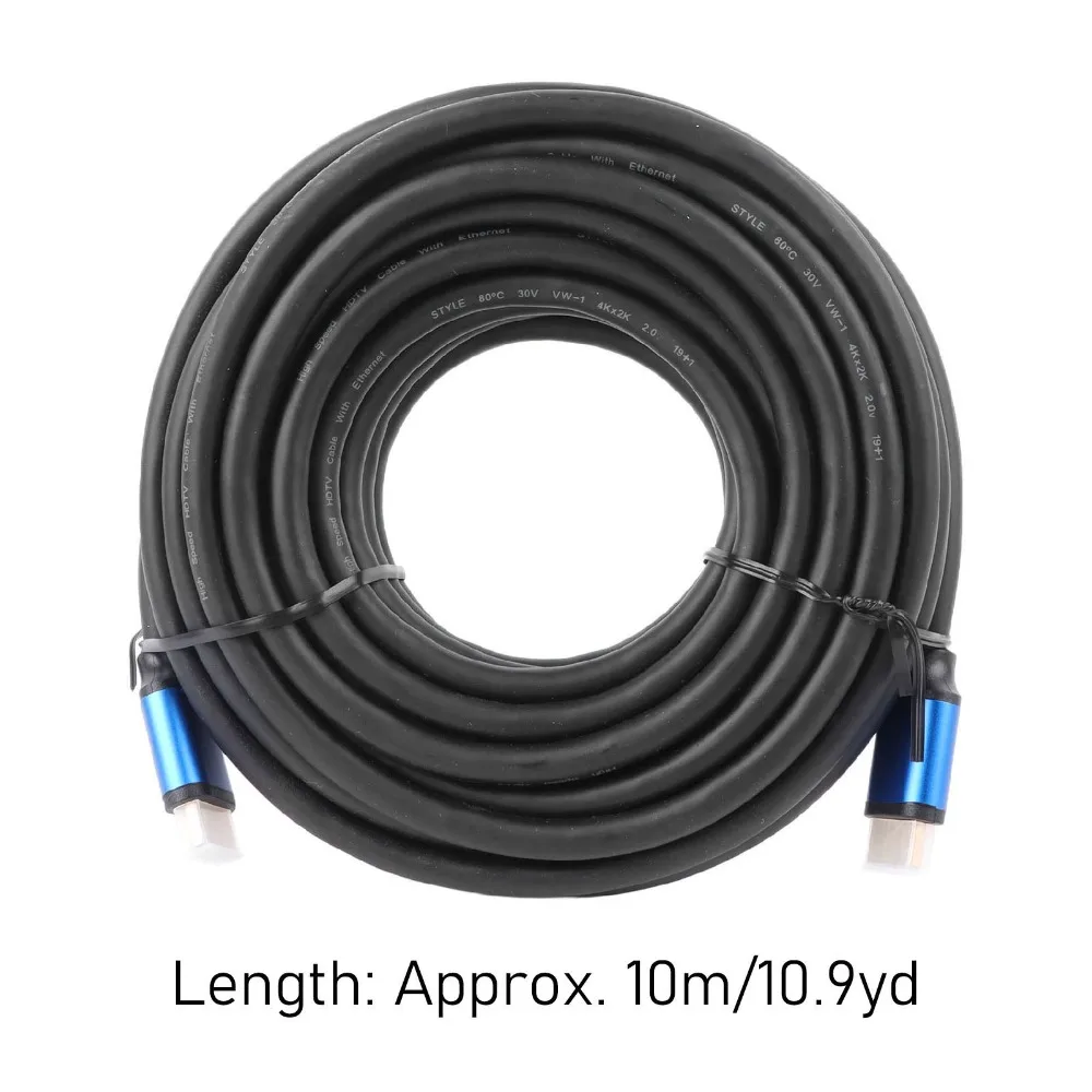 Кабель HDMI 2.0 с защитой от помех, 4Kx2K, для HDTV, Ethernet 2.0V, 4K Ultra HD, для компьютера (art.: 3920da209fcdf) - 3920da209fcdf