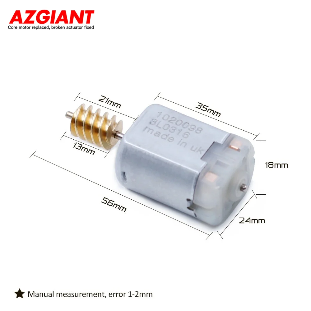 

Автомобильный Дверной замок AZGIANT, центральный блок управления, актуатор для крышки двигателя с угольной щеткой для Land Rover, Ford, Mazda