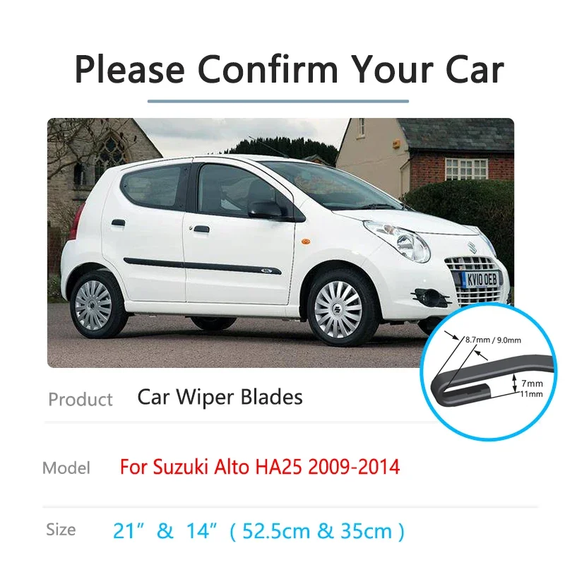 Для Suzuki Alto HA25 MK7 аксессуары 2009 ~ 2014 щетка стеклоочистителя хэтчбек автомобильные