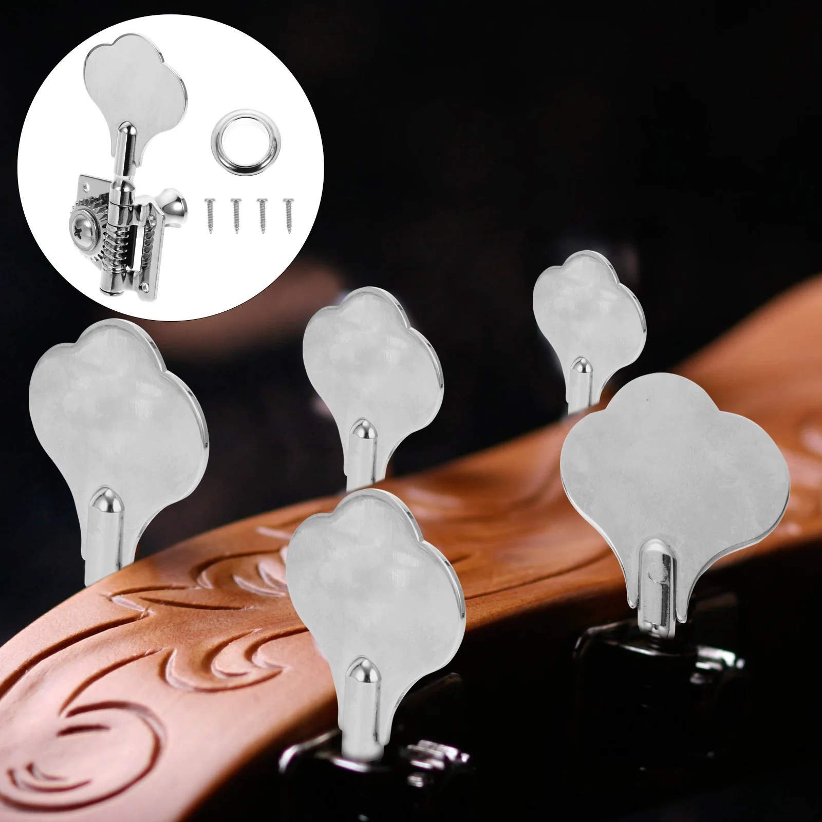 

Guitar Tuner Bass Pegs Tuning Head Machine Replacement String Peg Ukulele Locking Open Parts Key Gear Knobs Machines Classical