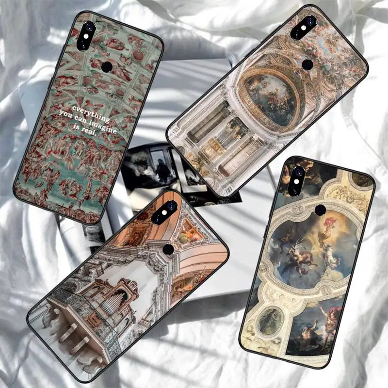 

Palace of versailles The Creation of Adam Phone Case For Xiaomi Redmi note 7 8 9 11 i t s 10 A poco f3 x3 pro lite funda shell