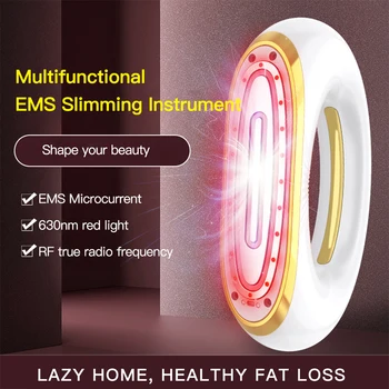 RF Body Slim Massager EMS Slimming Machine Radio Frequency Body Massager Fat Burner Red Light Therapy Fat Burning Weight Loss