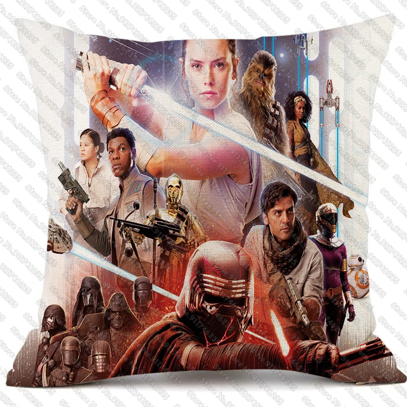 

Disney Series Cushion Cover Star Wars Home New Arrivals Pillow Case Sofa Fall Decor Linen Pillow Cover Gift Funda Cojin 45*45cm