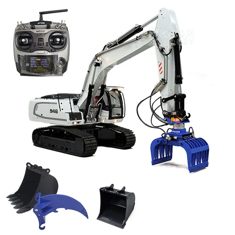 _ MTMODEL 946 1/14 9CH гусеничный гидравлический Радиоуправляемый экскаватор окрашенный
