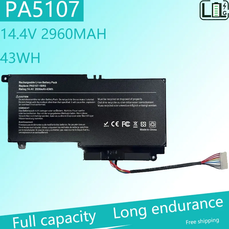 Оригинальное качество PA5107U-1BRS аккумулятор для ноутбука Toshiba Satellite L45 L45D L50 S55 P55 L55 L55T