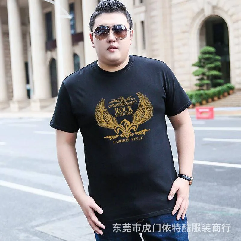 

Футболка мужская хлопковая свободного покроя, повседневная спортивная дышащая легкая рубашка с короткими рукавами, большие размеры, больш...