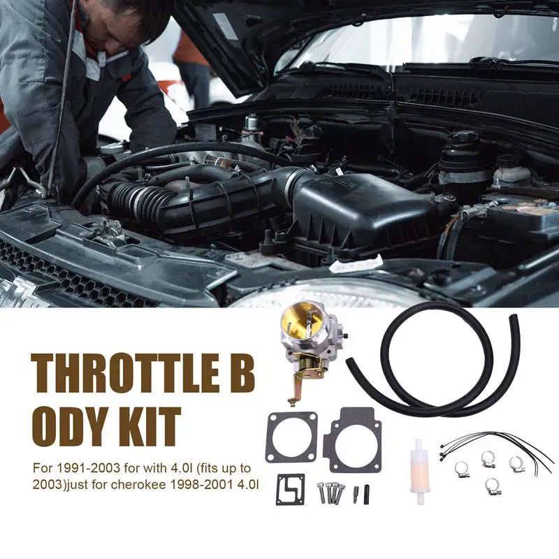 Корпус дроссельной заслонки 62 мм 1724 для Jeep Cherokee Wrangler 4.0L 1991-2003 гг.