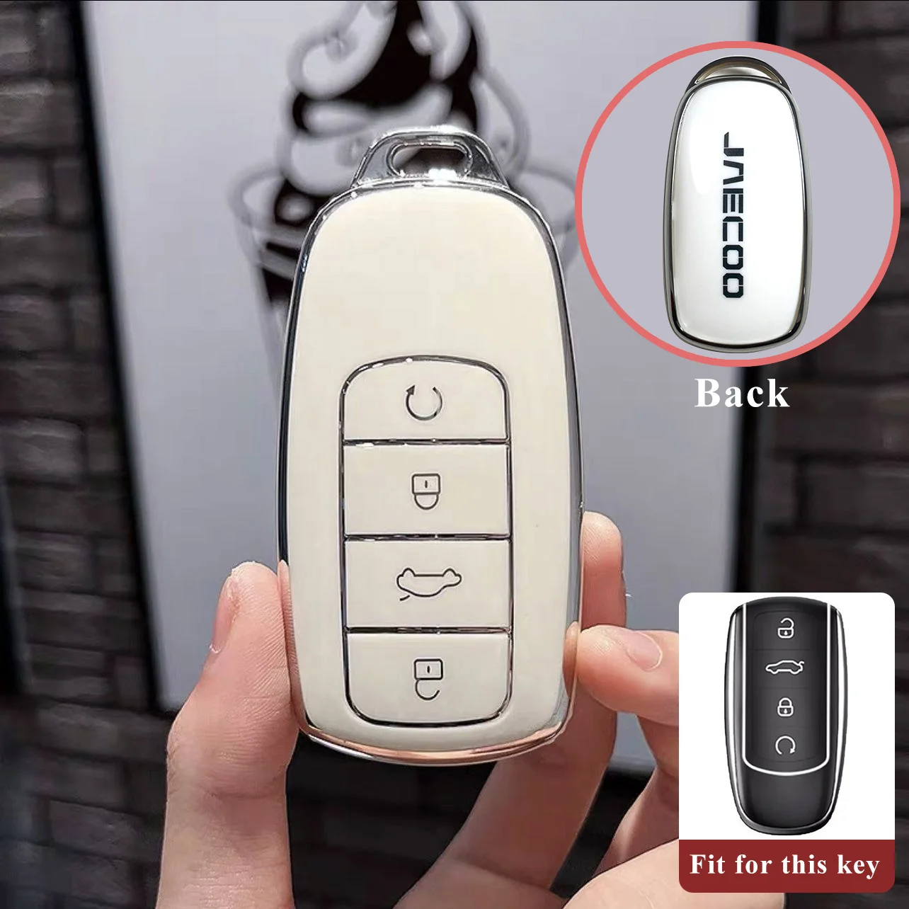 

Чехол Для Автомобильного Ключа Chery Jaecoo J8/J7 PHEV 2025-2026: Защитный Футляр-держатель Для Брелока Дистанционного Управл...