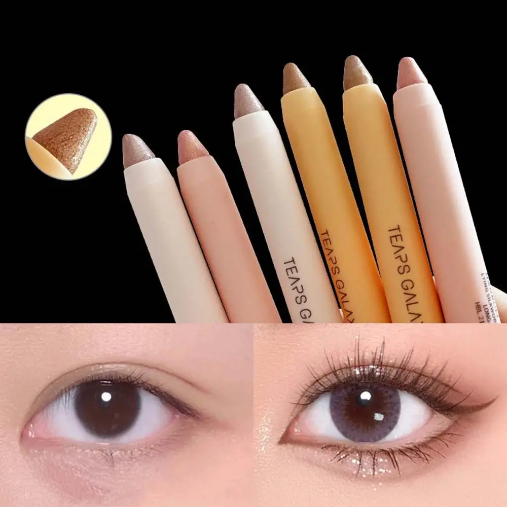 

Multifunctional Pearl White Smooth Waterproof Highlight Cosmetic Eye Shadow Stick Lying Silkworm Pen