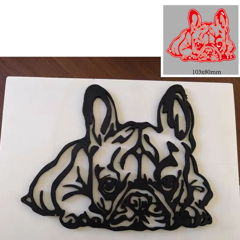 

Metal Cutting Dies animal dog Decoration Scrapbook Paper Craft Knife Mould Blade Punch Stencils