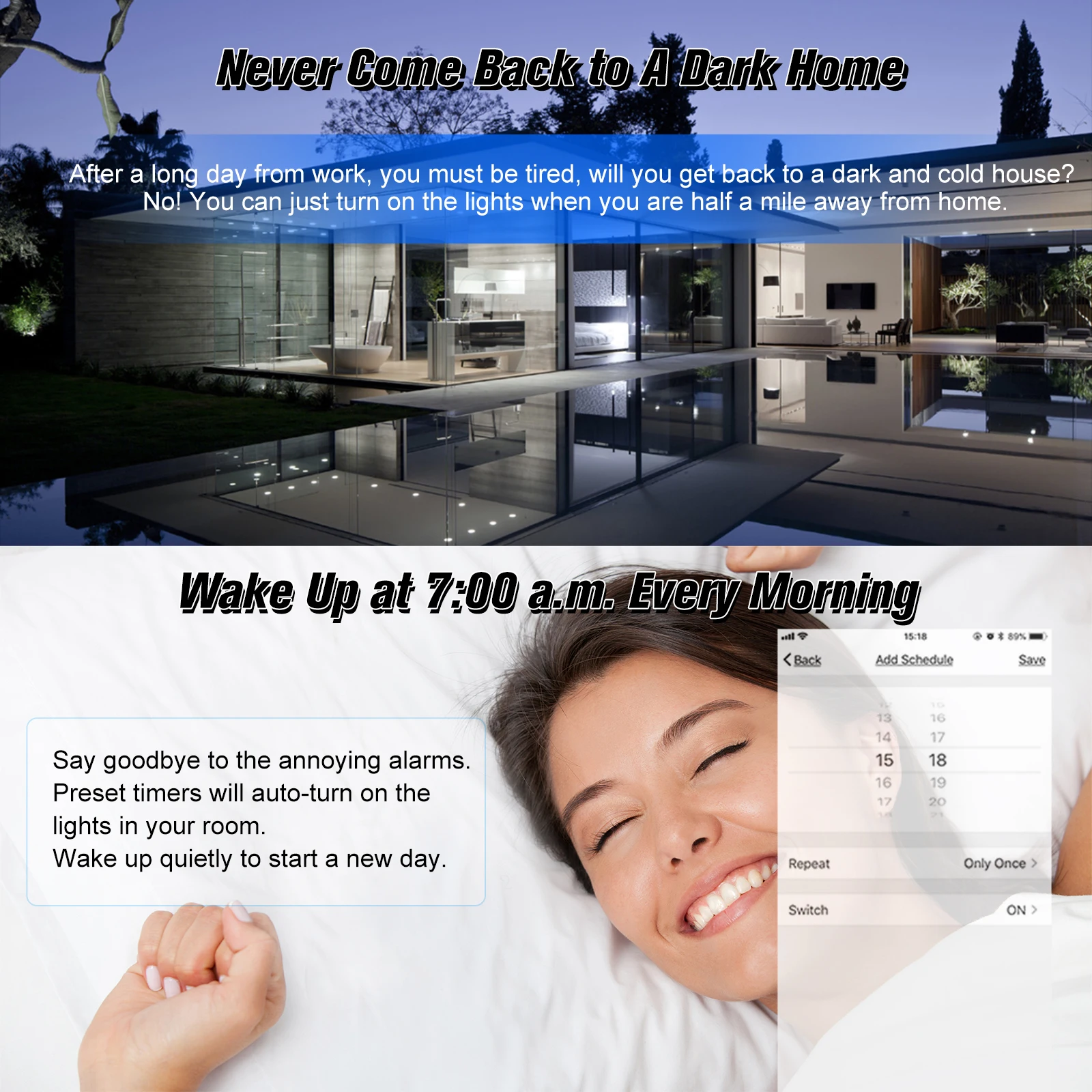 Умный держатель лампы Tuya E27 с поддержкой Wi-Fi и таймером