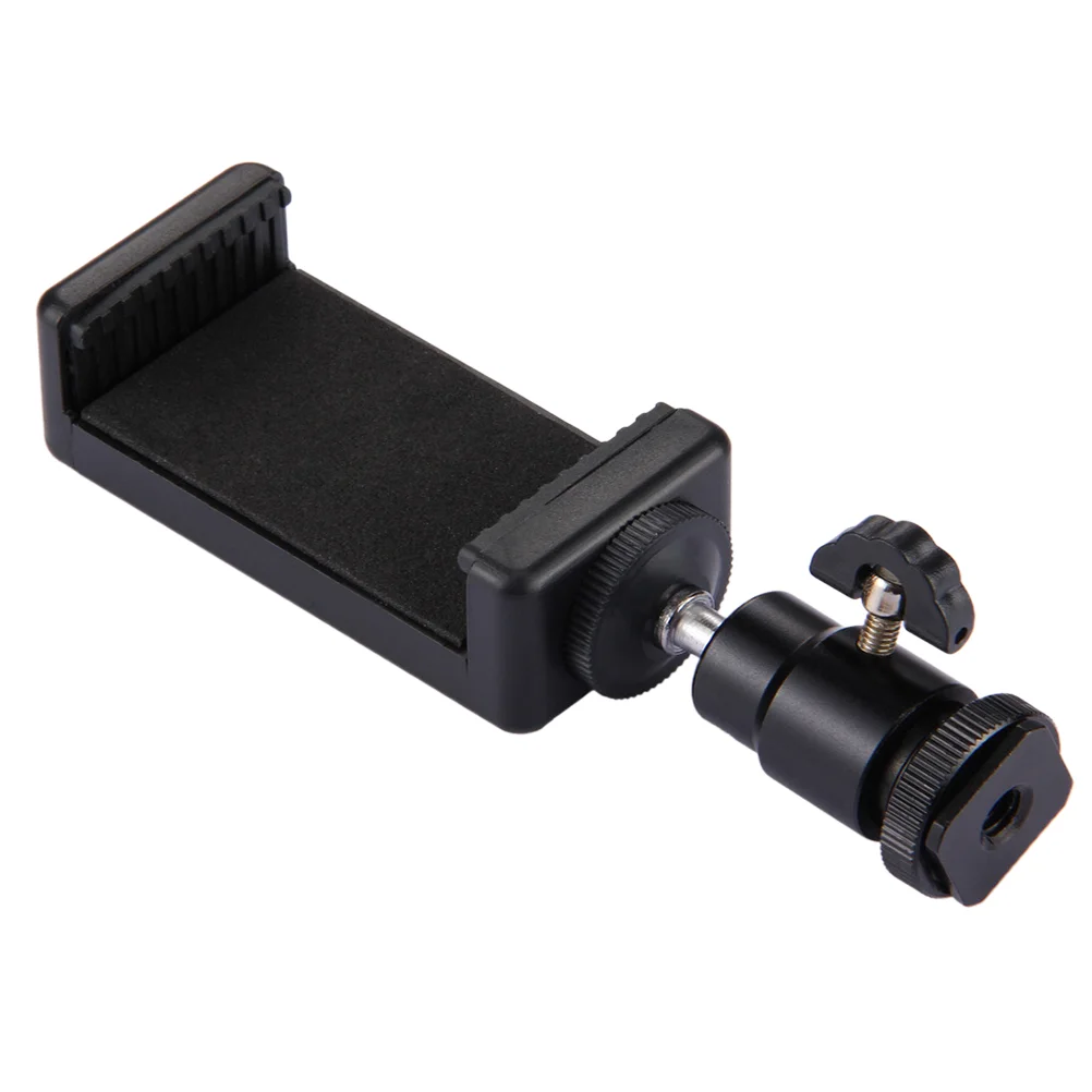 

Holder Tripods Adapter Clamp Selfie Clip Bracket Vertical Mount Rotation Degree Cell Attachment Stick Photography Head Stand
