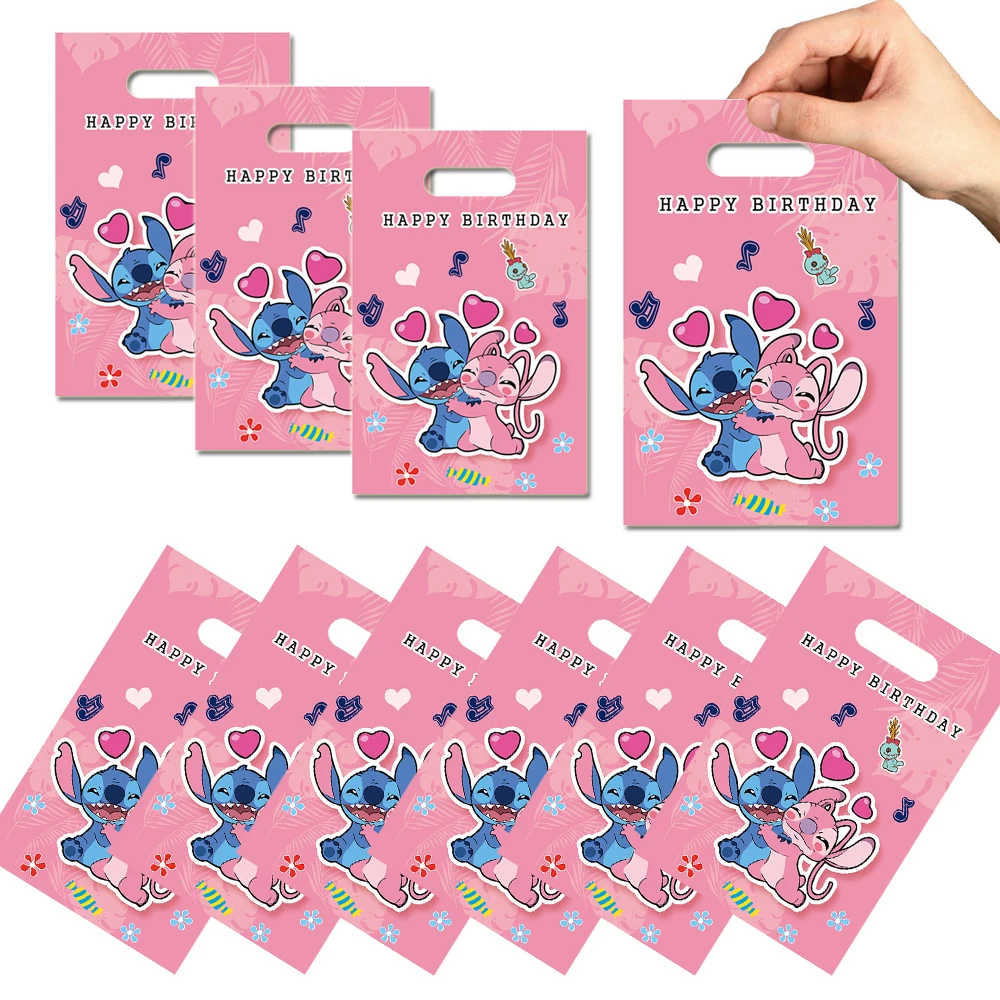 

Розовый Лило и Стич для девочек, декор для дня рождения, одноразовая посуда, чашки, тарелки, скатерть, баннер на день рождения, воздушный шар, товары для вечеринок